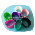 Silicone rubber coffee cup lid and sleeve